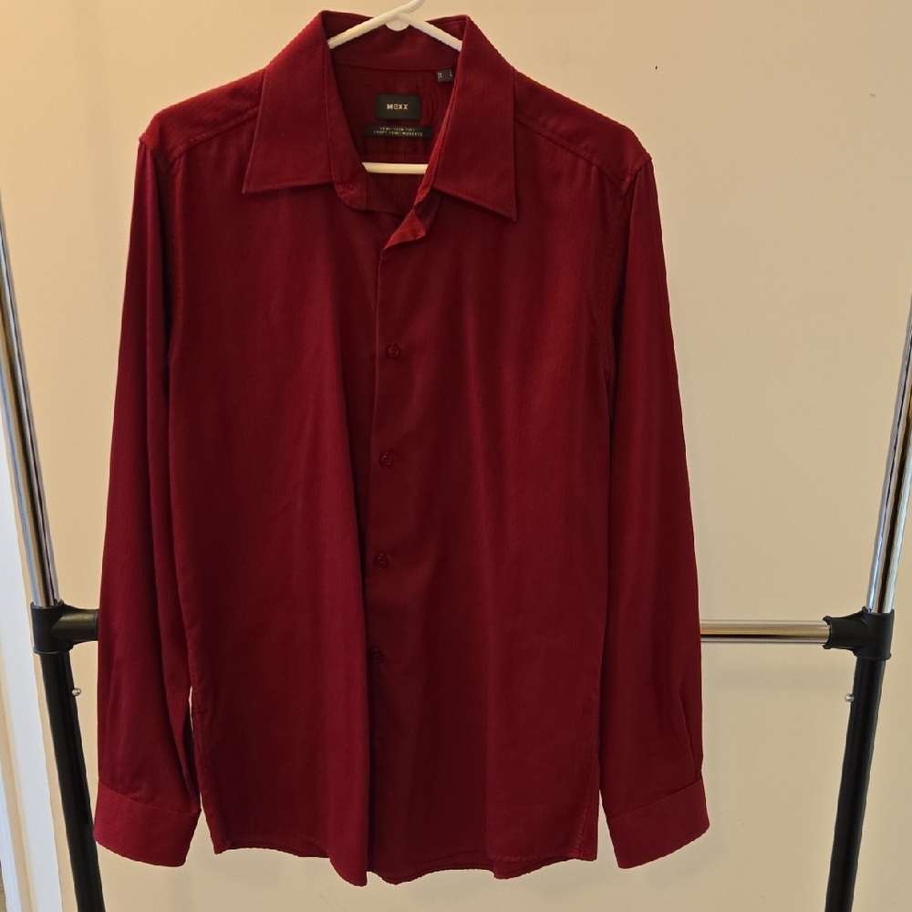 Mexx Deep Red Semi-Slim Fit Shirt